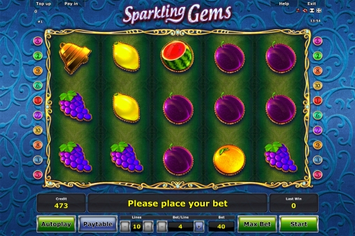 Sparkling Gems (Сверкающие самоцветы) из раздела Игровые автоматы