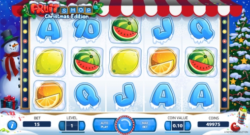 Fruit Shop: Christmas Edition (Магазин фруктов: Рождественское издание) из раздела Игровые автоматы