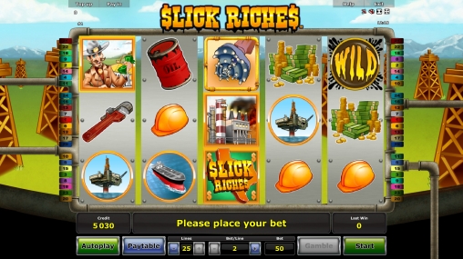 Slick Riches (Лоснящееся богатство) из раздела Игровые автоматы