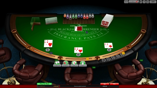 Surrender Blackjack (Блэкджек сарренда) из раздела Блэкджек