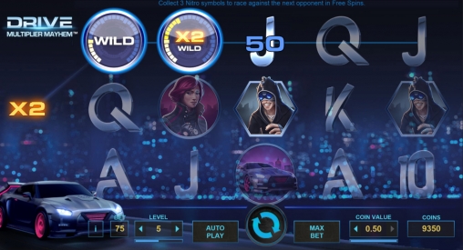 Drive: Multiplier Mayhem (Драйв: Безумие множителей) из раздела Игровые автоматы
