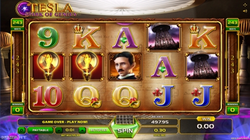 Tesla: Spark of Genius (Тесла: Проблеск гениальности) из раздела Игровые автоматы