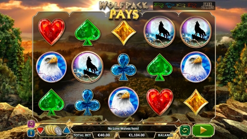 Wolfpack Pays (Выплаты от волчьей стаи) из раздела Игровые автоматы