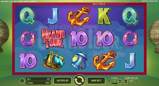 Mr. Green’s Grand Tour (Европейское турне мистера Грина) из раздела Игровые автоматы