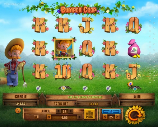 Bumper Crop (Небывалый урожай) из раздела Игровые автоматы