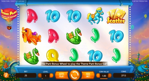 Theme Park: Tickets of Fortune (Парк аттракционов: Счастливые билеты) из раздела Игровые автоматы