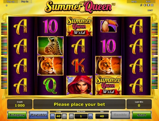 Summer Queen (Королева лета) из раздела Игровые автоматы