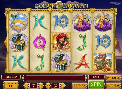 Golden Caravan (Золотой караван) из раздела Игровые автоматы