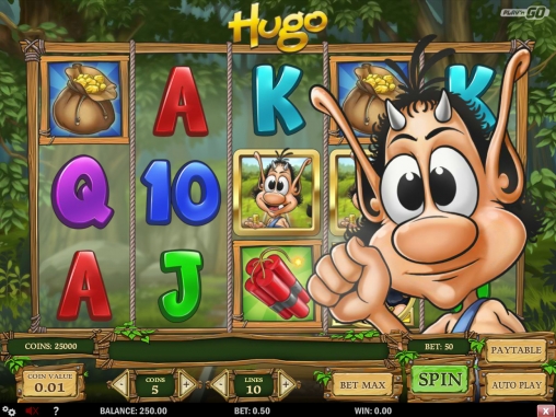 Hugo (Кузя) из раздела Игровые автоматы