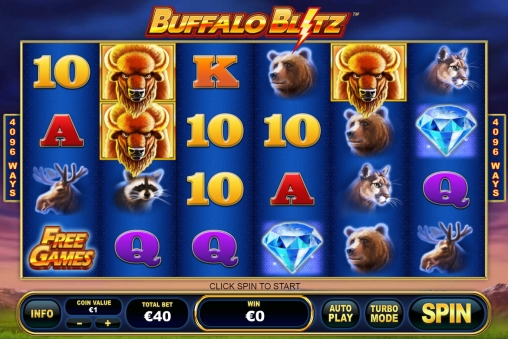 Buffalo Blitz (Атака бизонов) из раздела Игровые автоматы