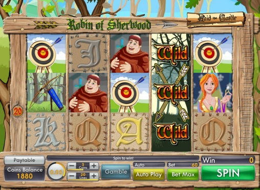 Robin of Sherwood (Робин из Шервуда) из раздела Игровые автоматы