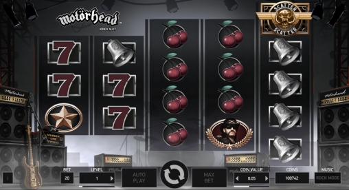 Motorhead (Моторхед) из раздела Игровые автоматы