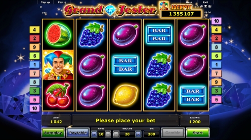 Grand Jester (Гранд джокер) из раздела Игровые автоматы