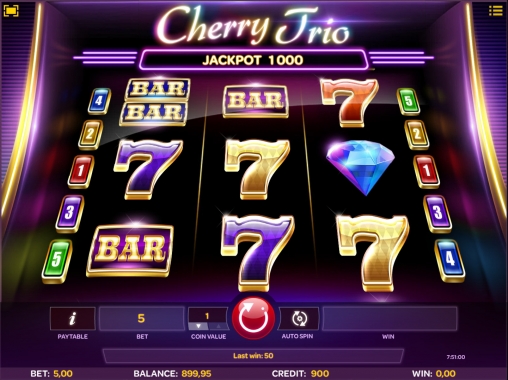 Cherry Trio (Вишневое трио) из раздела Игровые автоматы
