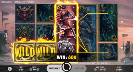 Warlords: Crystals of Power (Лорды войны: Кристаллы силы) из раздела Игровые автоматы