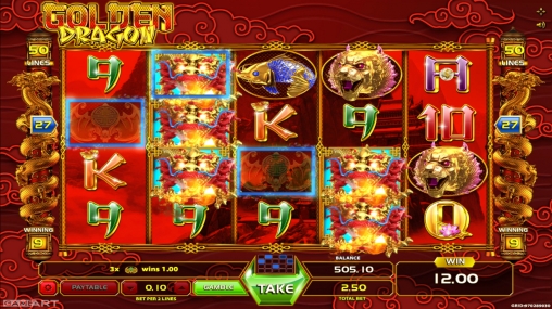 Golden Dragon (Золотой дракон) из раздела Игровые автоматы