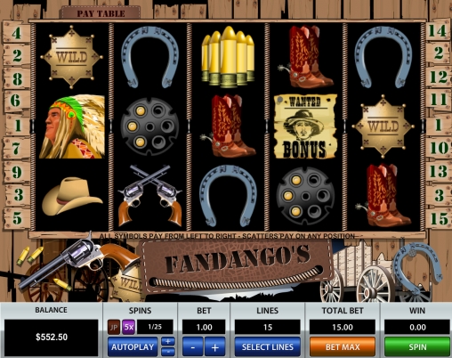 Fandango’s (Фанданго) из раздела Игровые автоматы