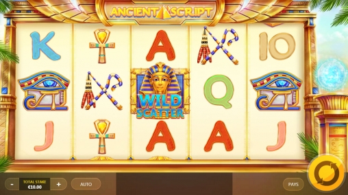 Ancient Script (Древний манускрипт) из раздела Игровые автоматы