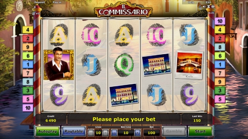Il Commissario (Комиссар) из раздела Игровые автоматы