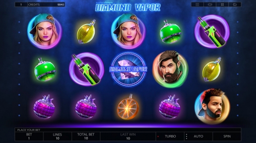 Diamond Vapor (Бриллиантовый пар) из раздела Игровые автоматы