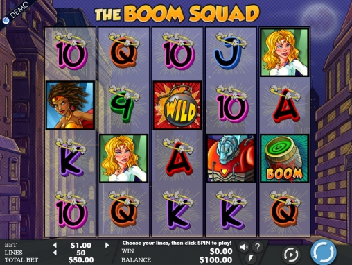 The Boom Squad (Ударная команда) из раздела Игровые автоматы