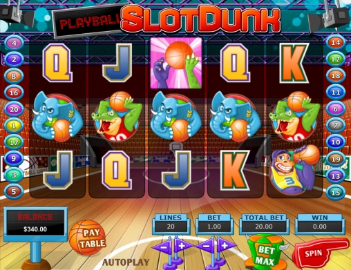 Slot Dunk (Слот-данк) из раздела Игровые автоматы