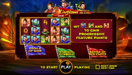 3 Kingdoms: Battle of Red Cliffs (Троецарствие: Битва у Красной скалы) из раздела Игровые автоматы