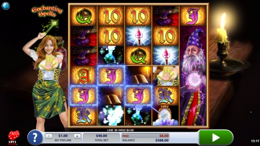 Enchanting Spells (Чарующие заклинания) из раздела Игровые автоматы