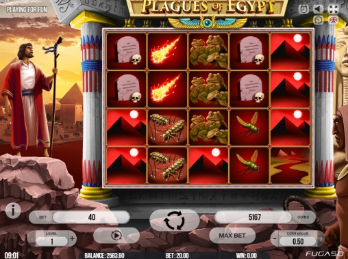 Plagues of Egypt (Казни египетские) из раздела Игровые автоматы