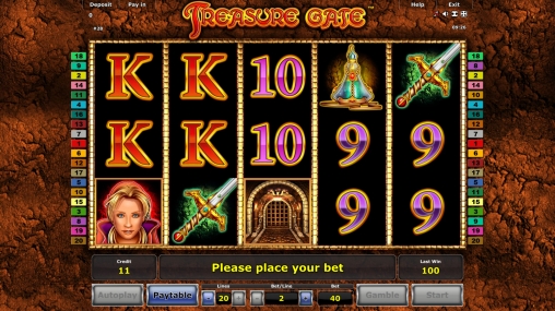 Treasure Gate (Врата к сокровищам) из раздела Игровые автоматы