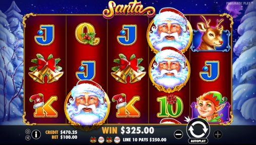 Santa (Санта) из раздела Игровые автоматы