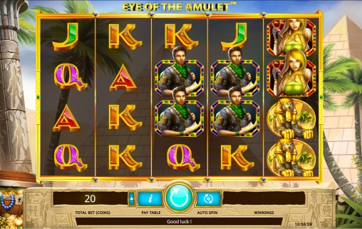 Eye of the Amulet (Глаз амулета) из раздела Игровые автоматы