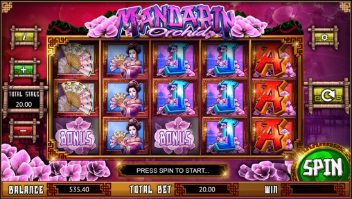 Mandarin Orchid (Мандариновый сад) из раздела Игровые автоматы