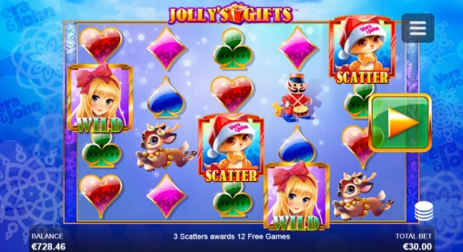 Jolly’s Gifts (Подарки Джолли) из раздела Игровые автоматы