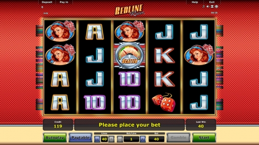 Redline Racer (Скоростной гонщик) из раздела Игровые автоматы