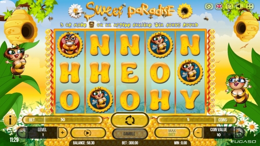 Sweet Paradise (Сладкий рай) из раздела Игровые автоматы