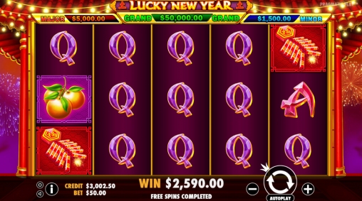 Happy New Year (Счастливого Нового года) из раздела Игровые автоматы