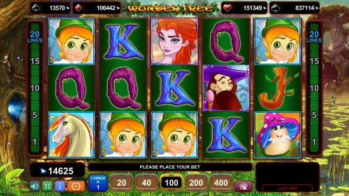 Wonder Tree (Дерево чудес) из раздела Игровые автоматы