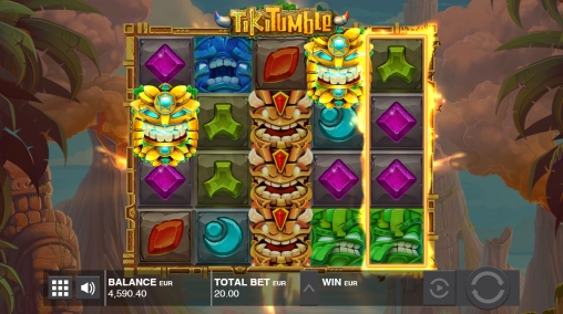 Tiki Tumble (Падение тики) из раздела Игровые автоматы