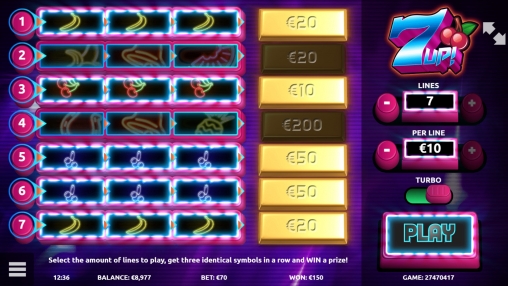 7Up! (Семерки вверху) из раздела Скрэтч-карты