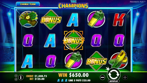 The Champions (Чемпионы) из раздела Игровые автоматы