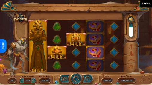 Tut’s Twister (Ураган Тута) из раздела Игровые автоматы