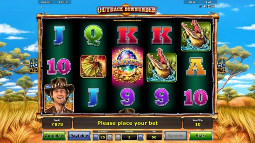 Outback Downunder (Австралийская глушь) из раздела Игровые автоматы