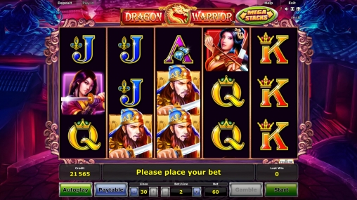 Dragon Warrior (Воин-дракон) из раздела Игровые автоматы