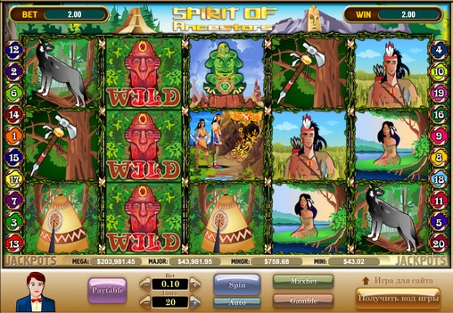 Spirit of Ancestors (Дух предков) из раздела Игровые автоматы