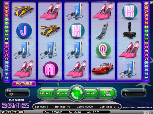 Super Eighties (Супер Восьмидесятые) из раздела Игровые автоматы