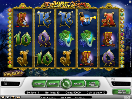 Tales of Krakow (Рассказы о Кракове) из раздела Игровые автоматы
