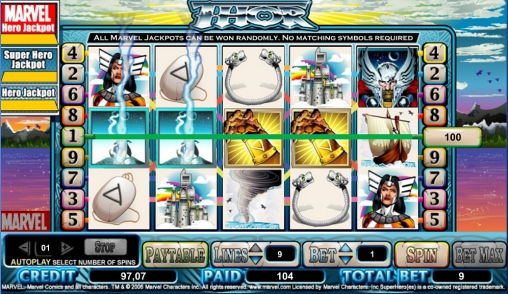 Thor (Тор) из раздела Игровые автоматы