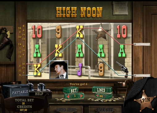 High Noon (Ровно в полдень) из раздела Игровые автоматы