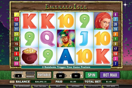 Emerald Isle (Изумрудный остров) из раздела Игровые автоматы